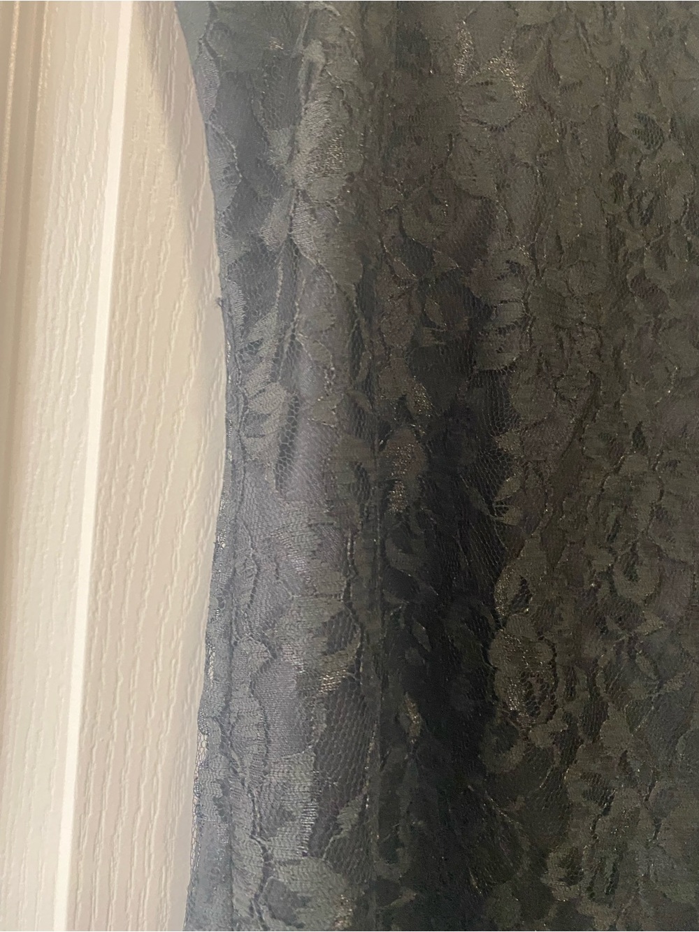 Vintage Rampage Black Floral Lace Slip Dress | Y2K 90s Mini | - Picture 5 of 9